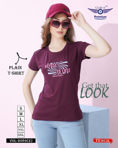 Vol 2089 Z Grab It Tencil Women Tshirt Supplier Ahmedabad