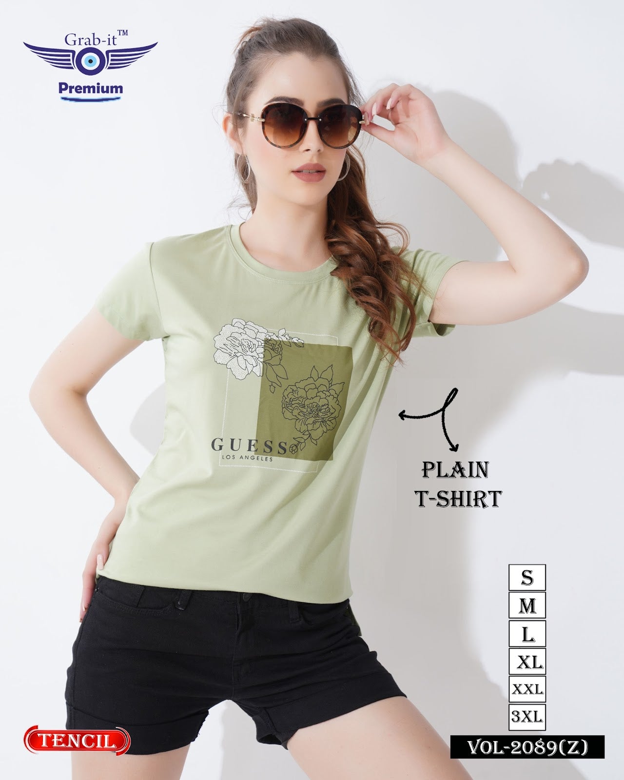 Vol 2089 Z Grab It Tencil Women Tshirt Supplier Ahmedabad