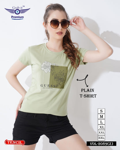 Vol 2089 Z Grab It Tencil Women Tshirt Supplier Ahmedabad