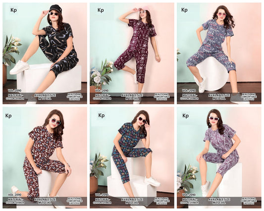 Vol 2090 Kp Sincker Capri Night Suits Manufacturer