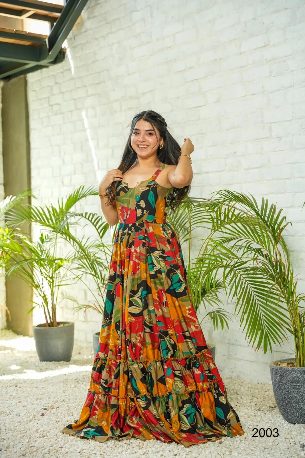 Vol 20 Lucaya Heavy Rayon One Piece Gown Exporter