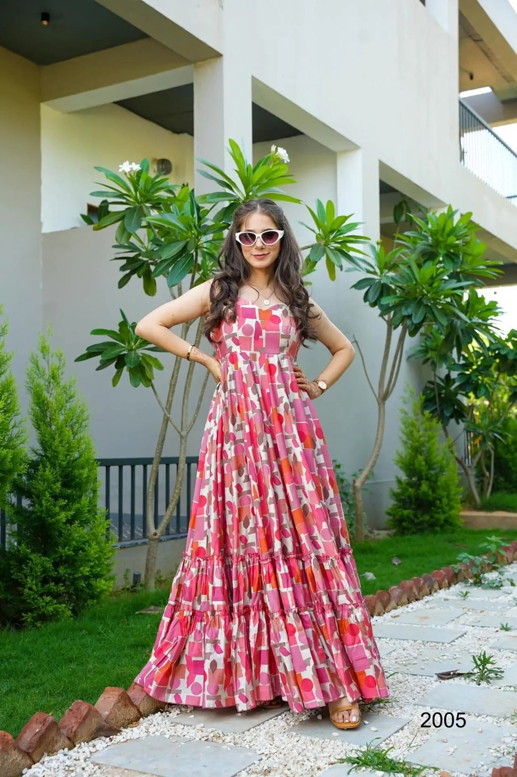 Vol 20 Lucaya Heavy Rayon One Piece Gown Exporter