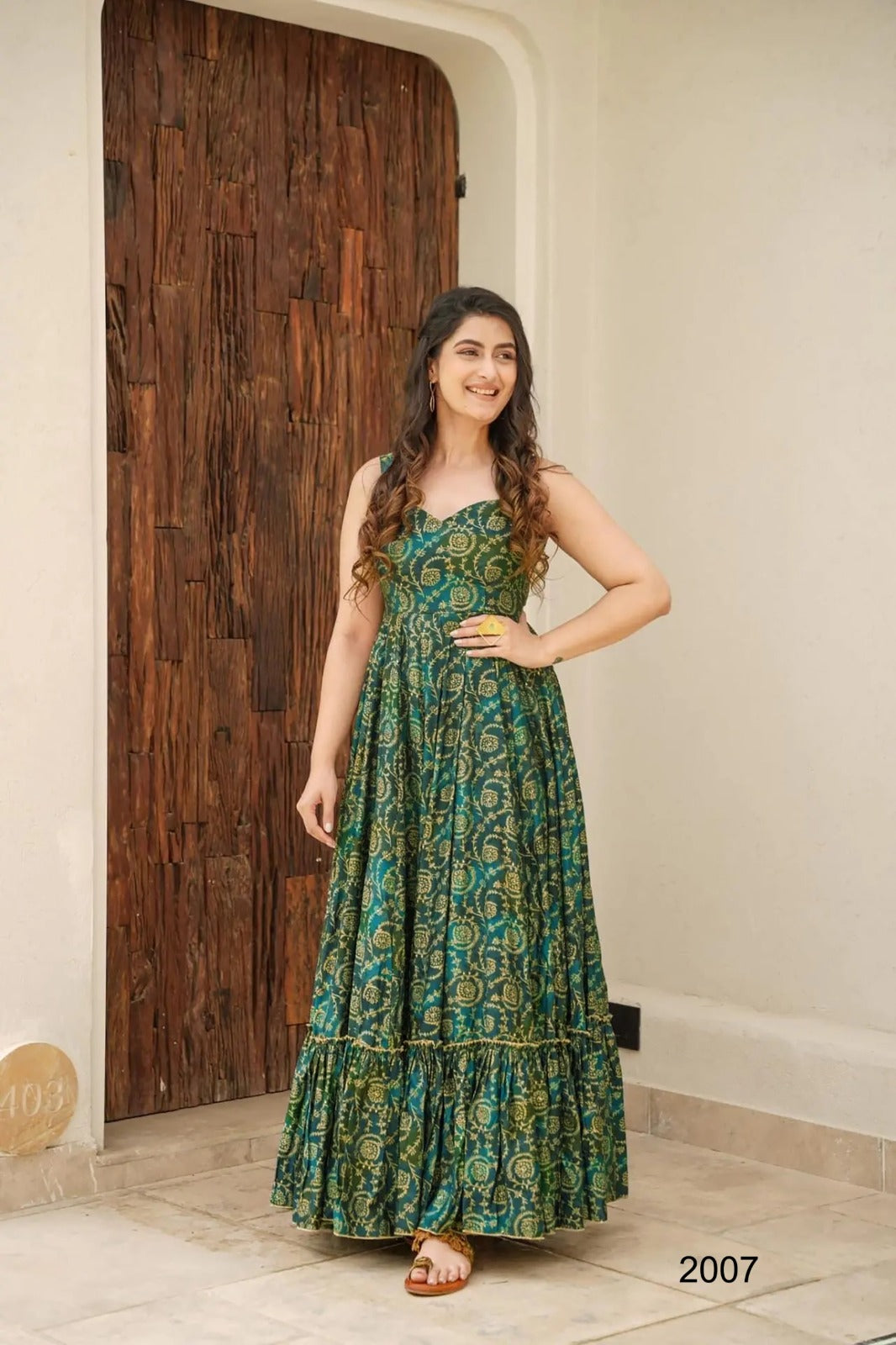 Vol 20 Lucaya Heavy Rayon One Piece Gown Exporter