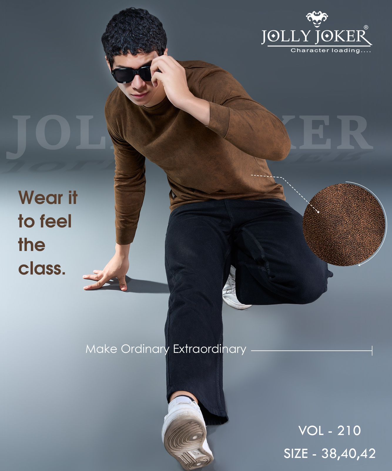 Vol 210 Jolly Joker Looper Mens Tshirts Supplier India