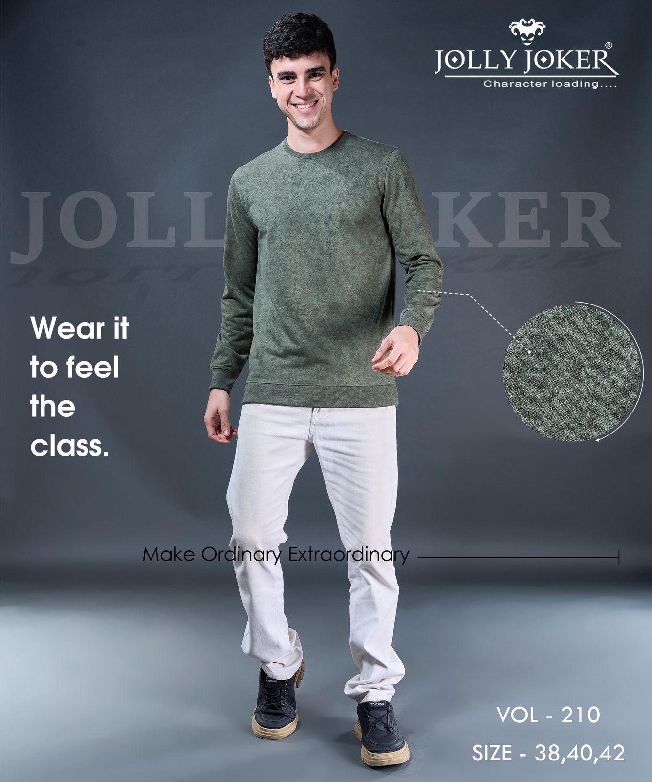 Vol 210 Jolly Joker Looper Mens Tshirts Supplier India