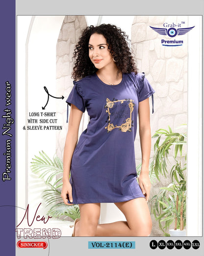 Vol 2114 E Grab It Sinker Women Long Tshirt Wholesaler Gujarat