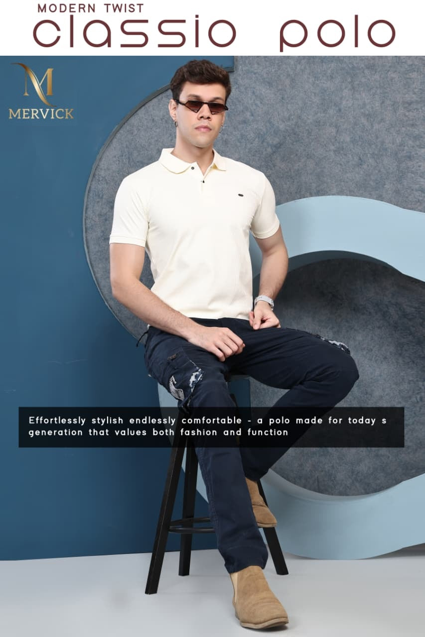 Vol 211 Collar Style Mervick Fake Cotton Mens Tshirts Exporter Gujarat