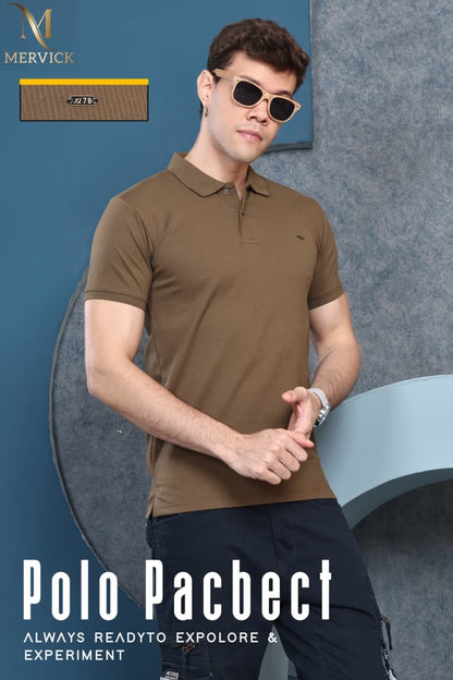 Vol 211 Collar Style Mervick Fake Cotton Mens Tshirts Exporter Gujarat