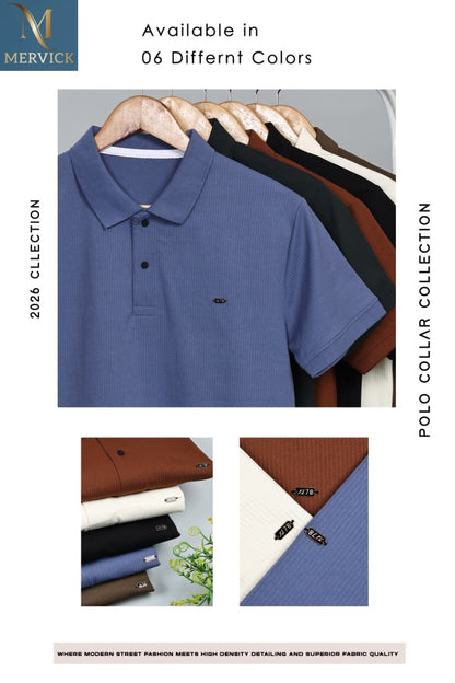 Vol 211 Collar Style Mervick Fake Cotton Mens Tshirts Exporter Gujarat