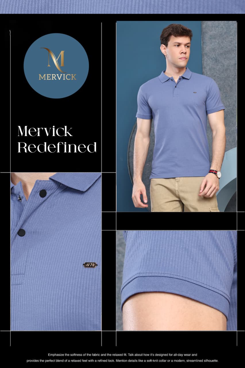 Vol 211 Collar Style Mervick Fake Cotton Mens Tshirts Exporter Gujarat