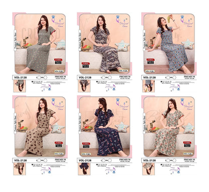 Vol 2128 Diamond Queen Sinker Night Gowns Supplier