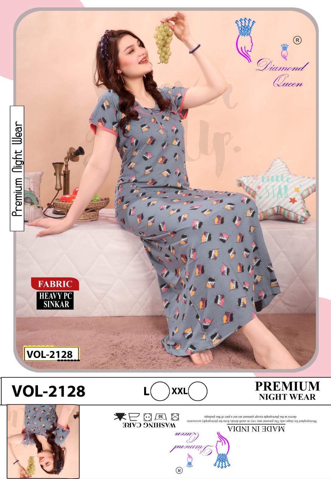 Vol 2128 Diamond Queen Sinker Night Gowns Supplier