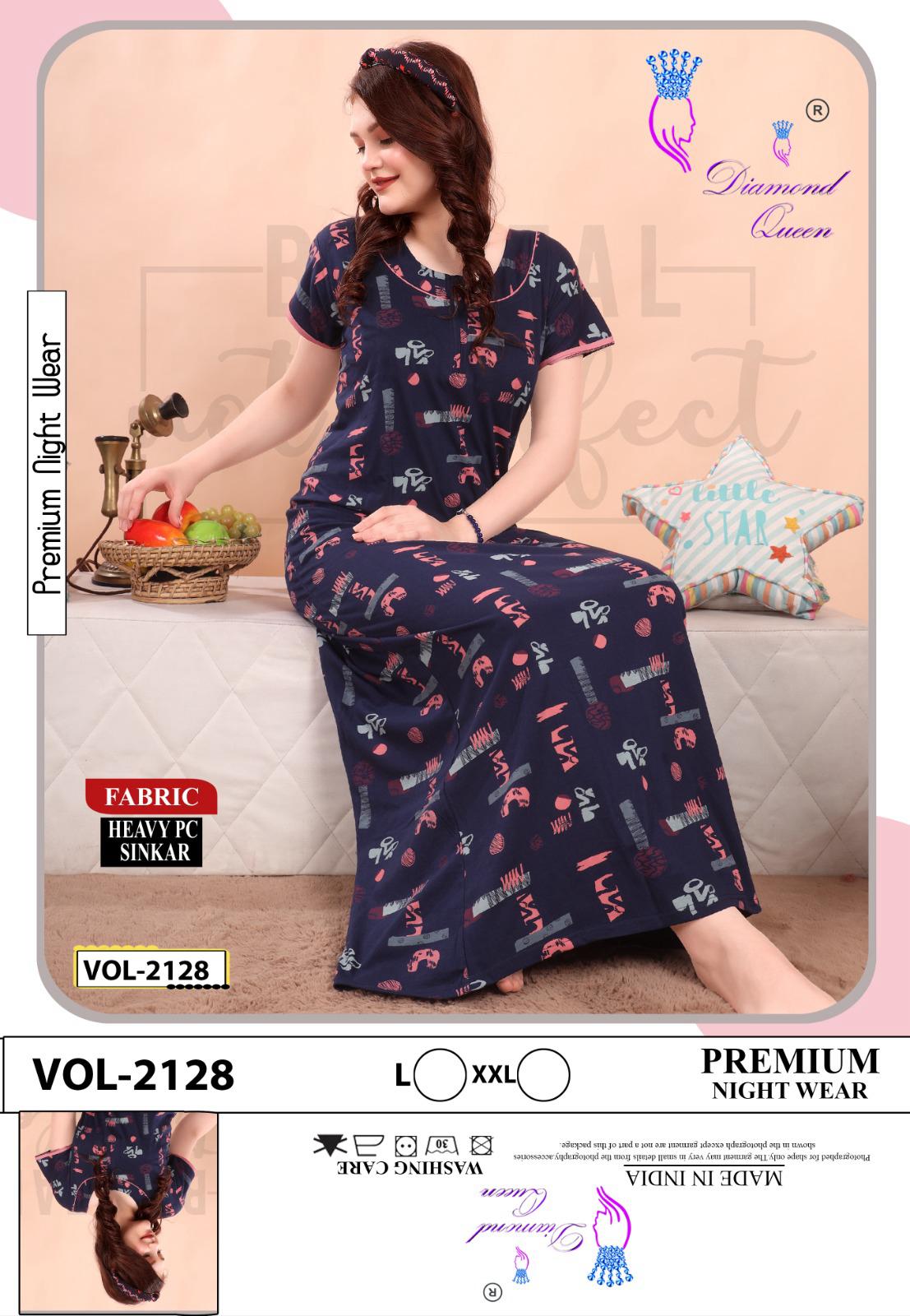 Vol 2128 Diamond Queen Sinker Night Gowns Supplier