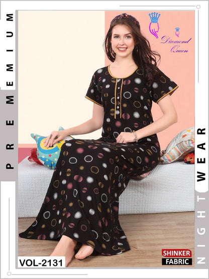 Vol 2131 Diamond Queen Sinker Night Gowns Exporter