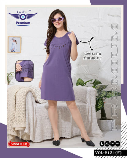 Vol 2131 F Grab It Sinker Long Kurtis Exporter