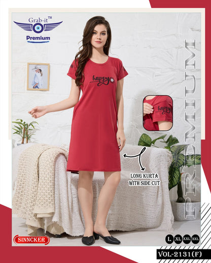 Vol 2131 F Grab It Sinker Long Kurtis Exporter