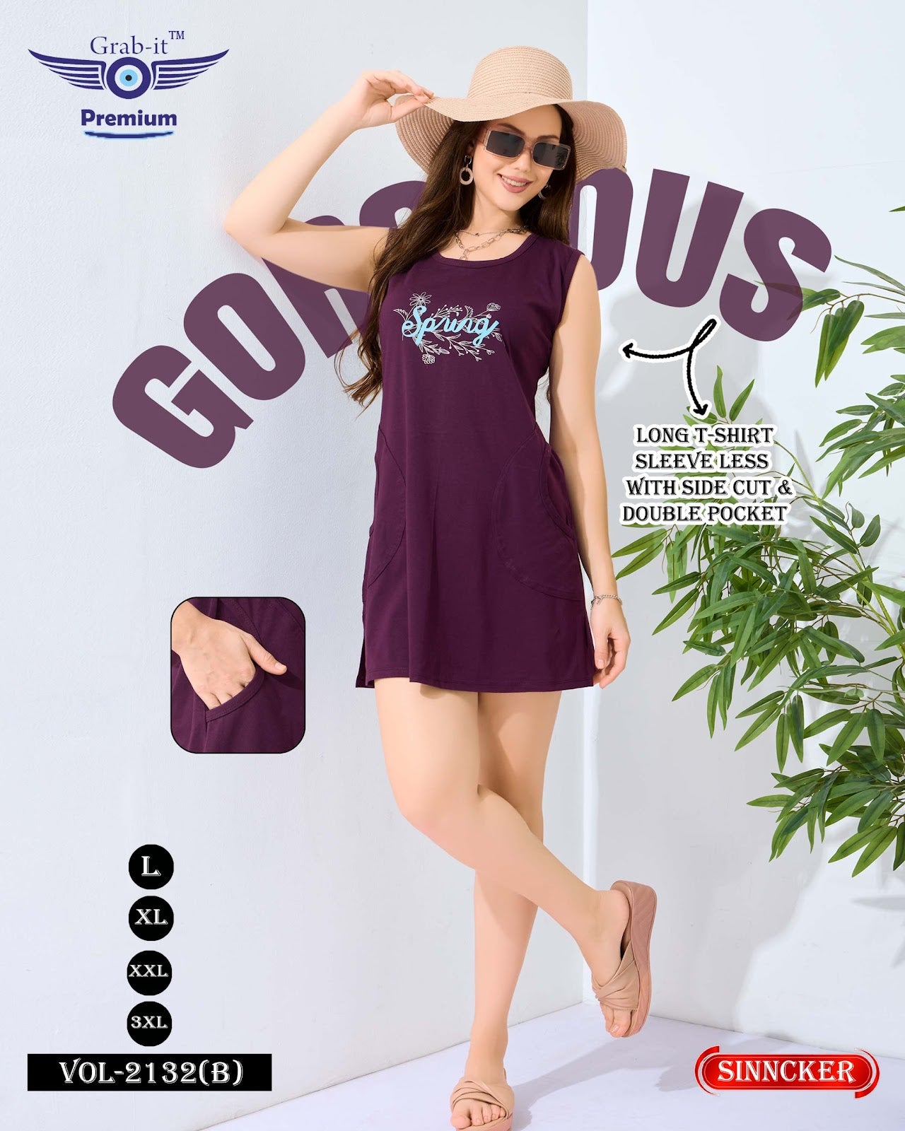 Vol 2132 B Grab It Sinker Women Long Tshirt Exporter Ahmedabad