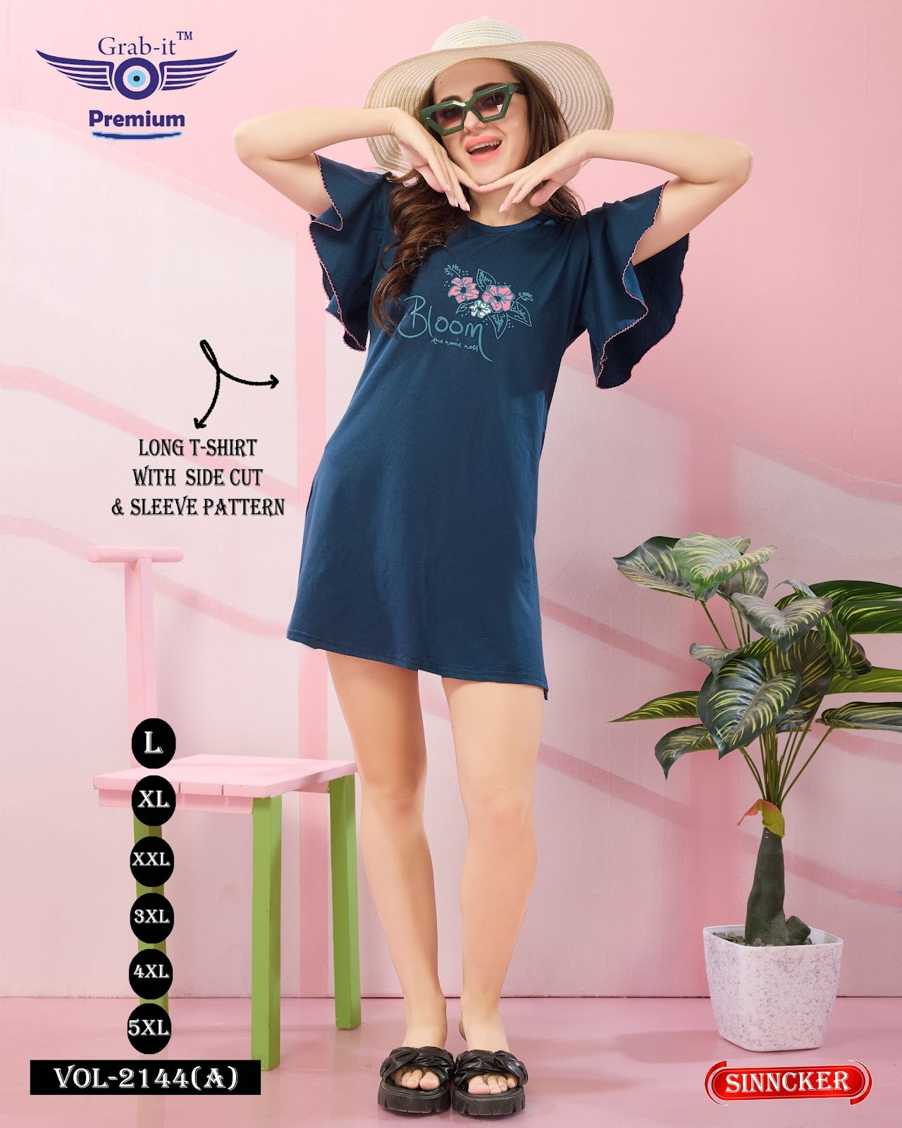 Vol 2144 A Grab It Sinker Women Long Tshirt Wholesale Price