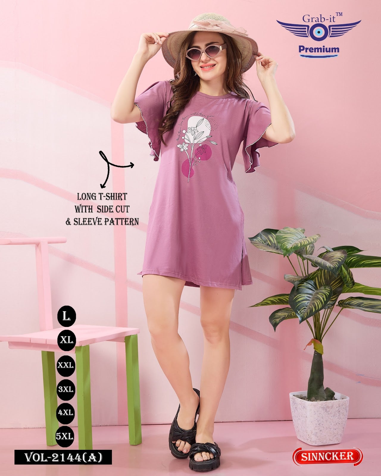 Vol 2144 A Grab It Sinker Women Long Tshirt Wholesale Price