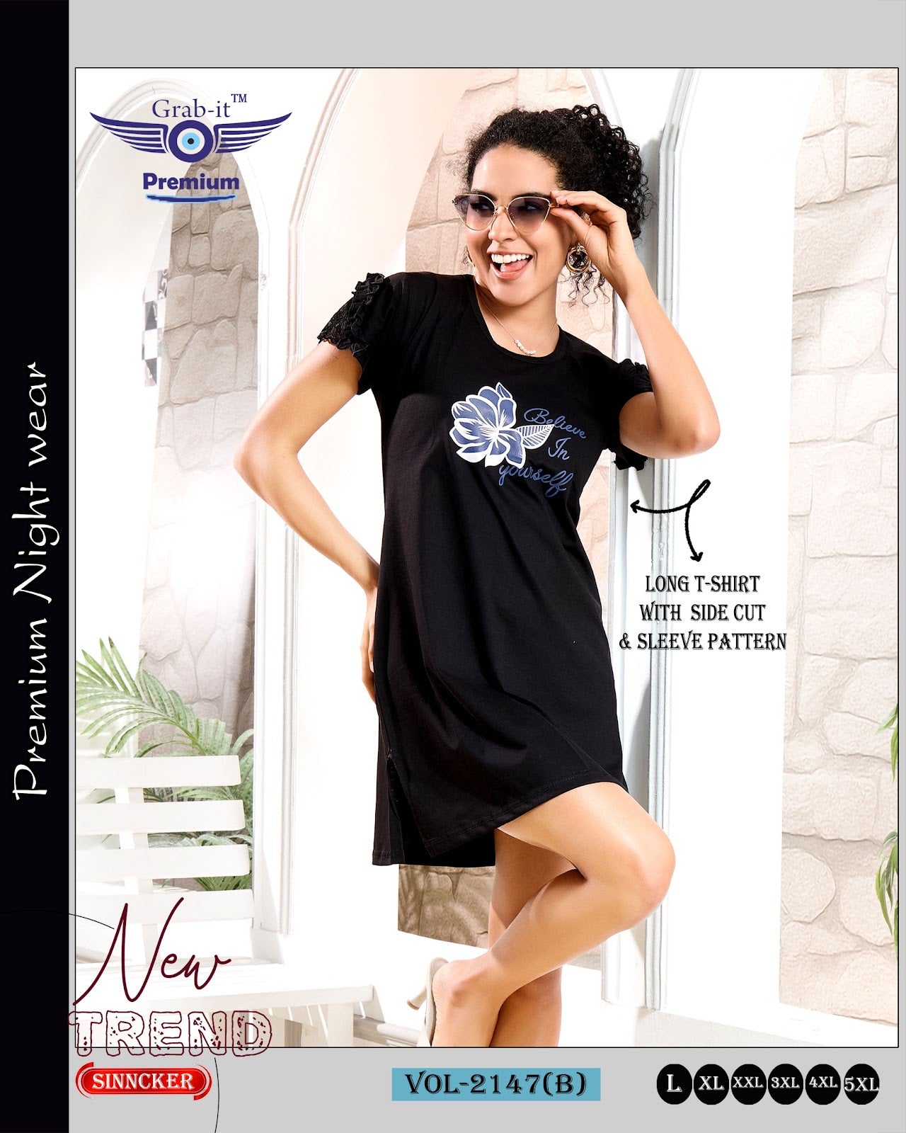 Vol 2147 B Grab It Sinker Women Long Tshirt Wholesaler Gujarat