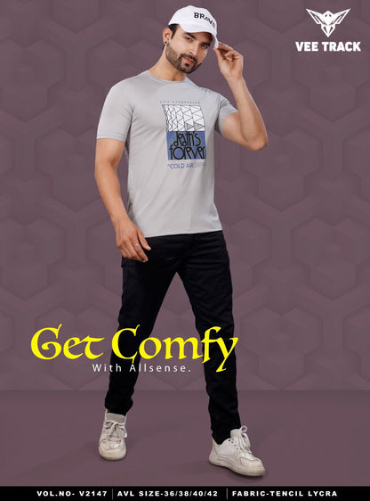 Vol 2147 Vee Track Tencil Mens Tshirts Exporter
