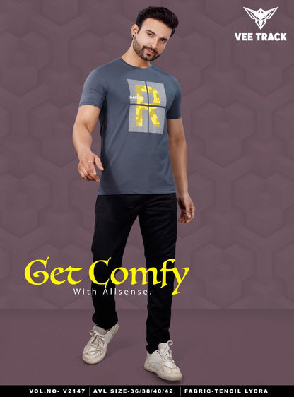 Vol 2147 Vee Track Tencil Mens Tshirts Exporter