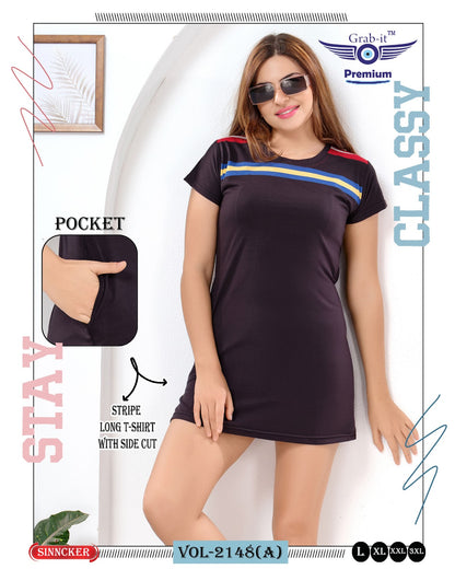 Vol 2148 A Grab It Sinker Women Long Tshirt Manufacturer Gujarat