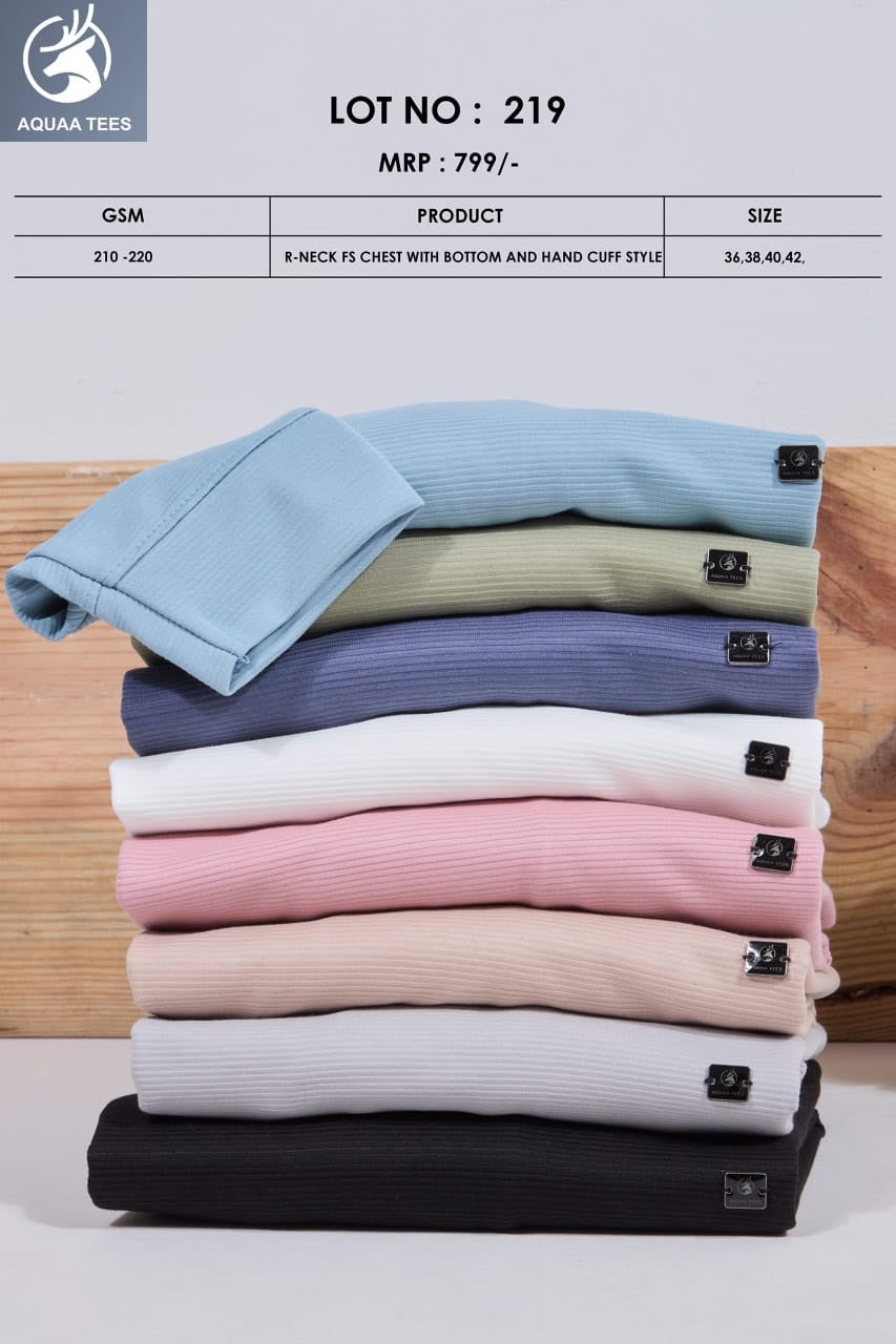 Vol 219 Aquaa Tees Knit Mens Tshirts Supplier Gujarat