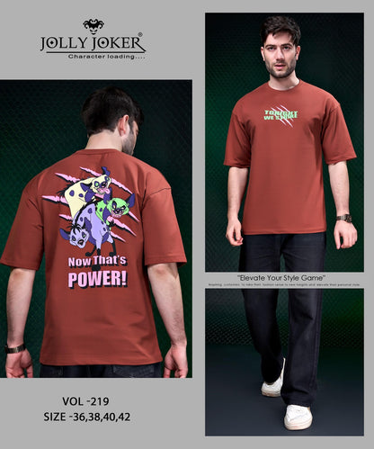 Vol 219 Jolly Joker Cotton Looper Mens Tshirts Wholesaler Ahmedabad