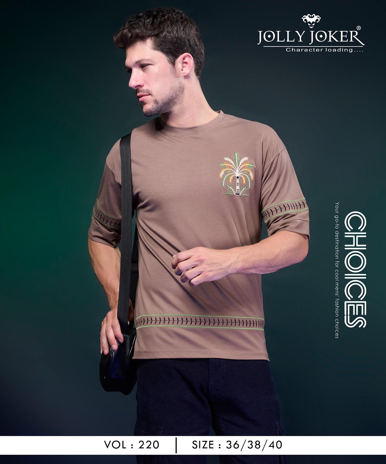 Vol 220 Jolly Joker Tencil Mens Tshirts Exporter Ahmedabad