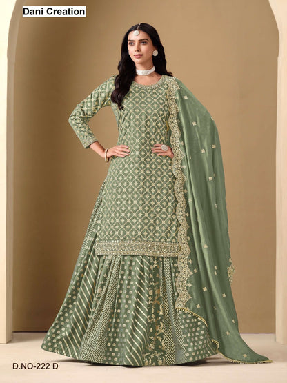 Vol 222 Aanaya Dani Creation Art Silk Readymade Skirt Style Suits Wholesaler Gujarat