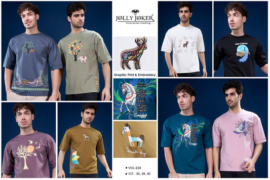 Vol 224 Jolly Joker Tencil Mens Tshirts Supplier Gujarat