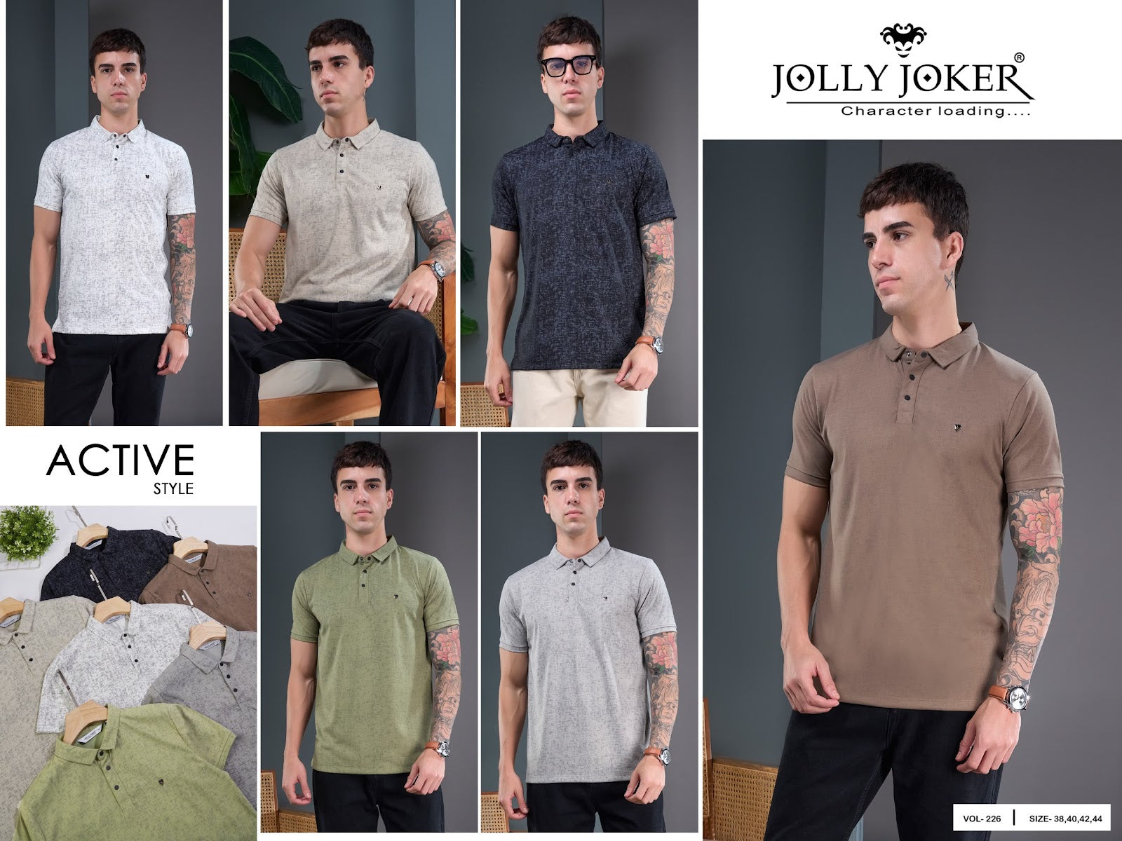 Vol 226 Jolly Joker Imported Mens Tshirts Wholesaler Ahmedabad