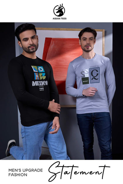 Vol 227 Aquaa Tees Cotton Looper Mens Tshirts Supplier India