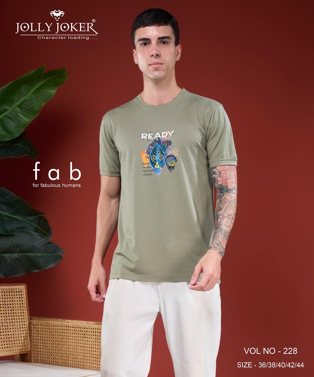 Vol 228 Jolly Joker Tencil Mens Tshirts Wholesale Price