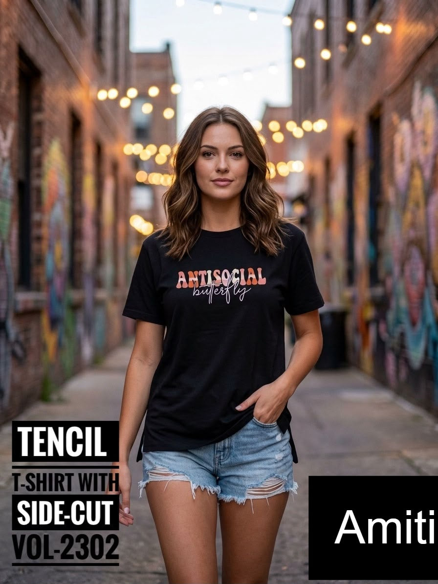 Vol 2302 Amiti Tencil Women Tshirt Supplier