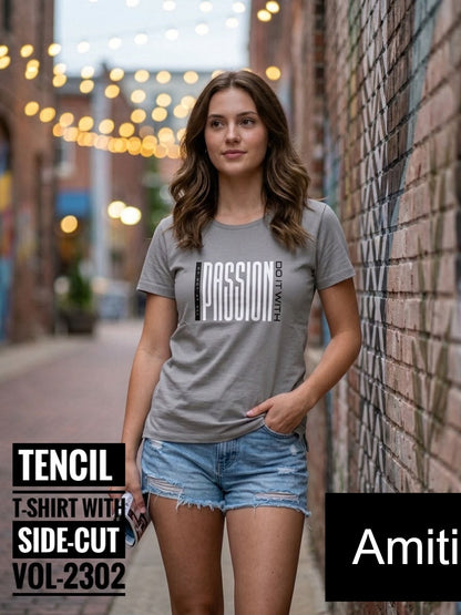 Vol 2302 Amiti Tencil Women Tshirt Supplier