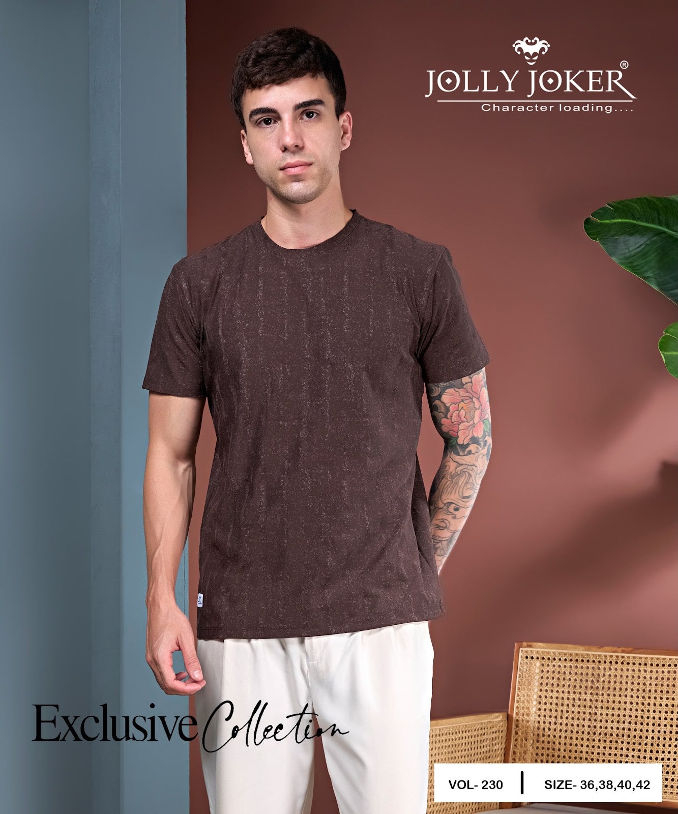 Vol 230 Jolly Joker Imported Mens Tshirts Exporter