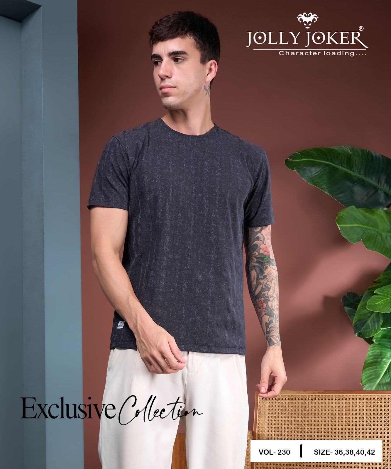 Vol 230 Jolly Joker Imported Mens Tshirts Exporter