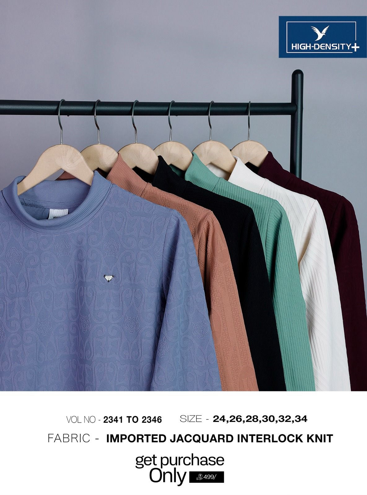 Vol 2341 To 2346 High Density Jacquard Knit Boys Tshirt Wholesale