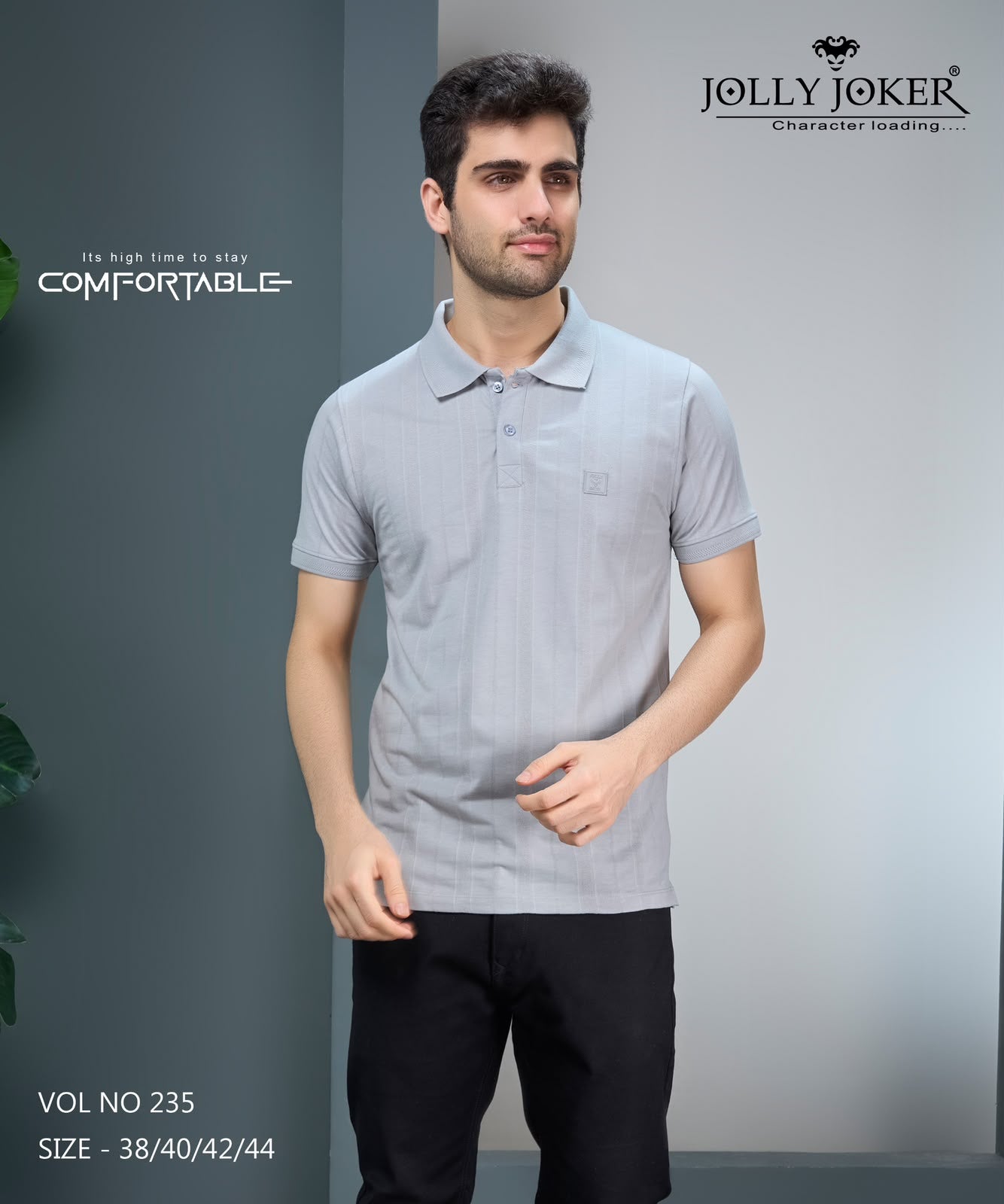 Vol 235 Jolly Joker Cotton Mens Tshirts Wholesale Price