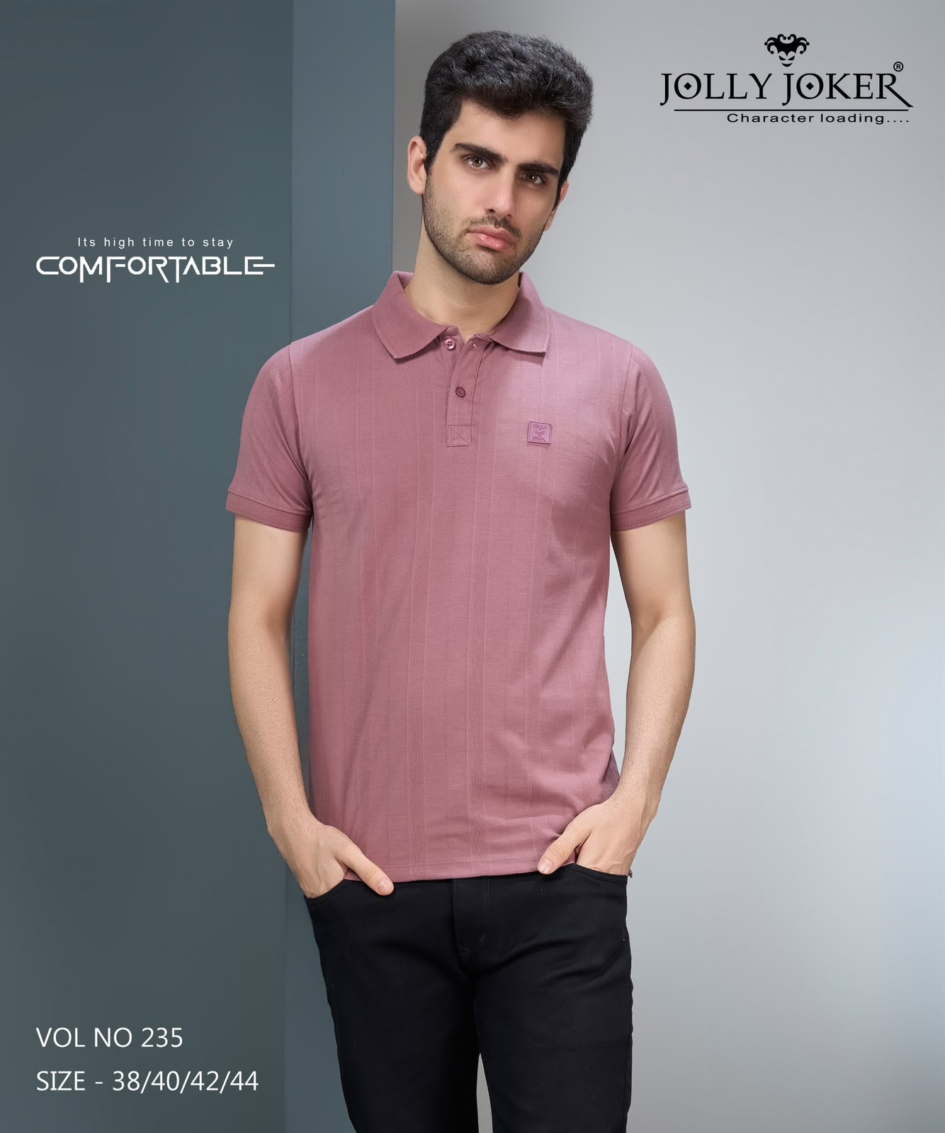 Vol 235 Jolly Joker Cotton Mens Tshirts Wholesale Price