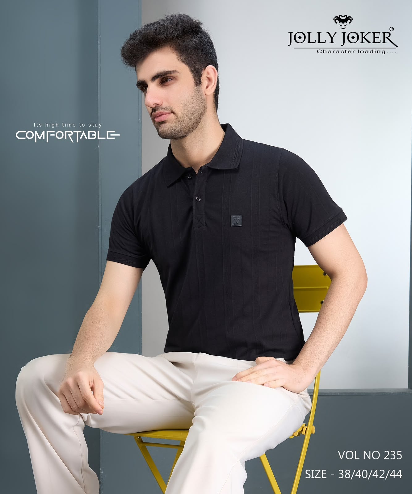 Vol 235 Jolly Joker Cotton Mens Tshirts Wholesale Price