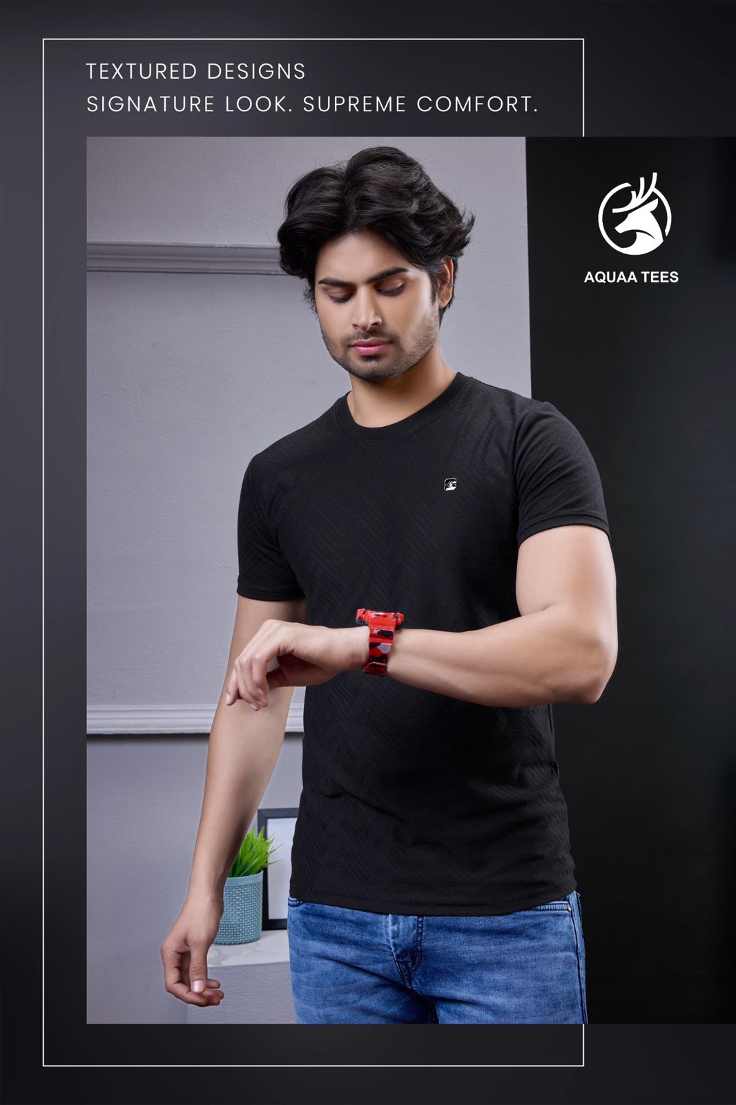 Lot 238 Aquaa Tees Cotton Mens Tshirts Wholesale