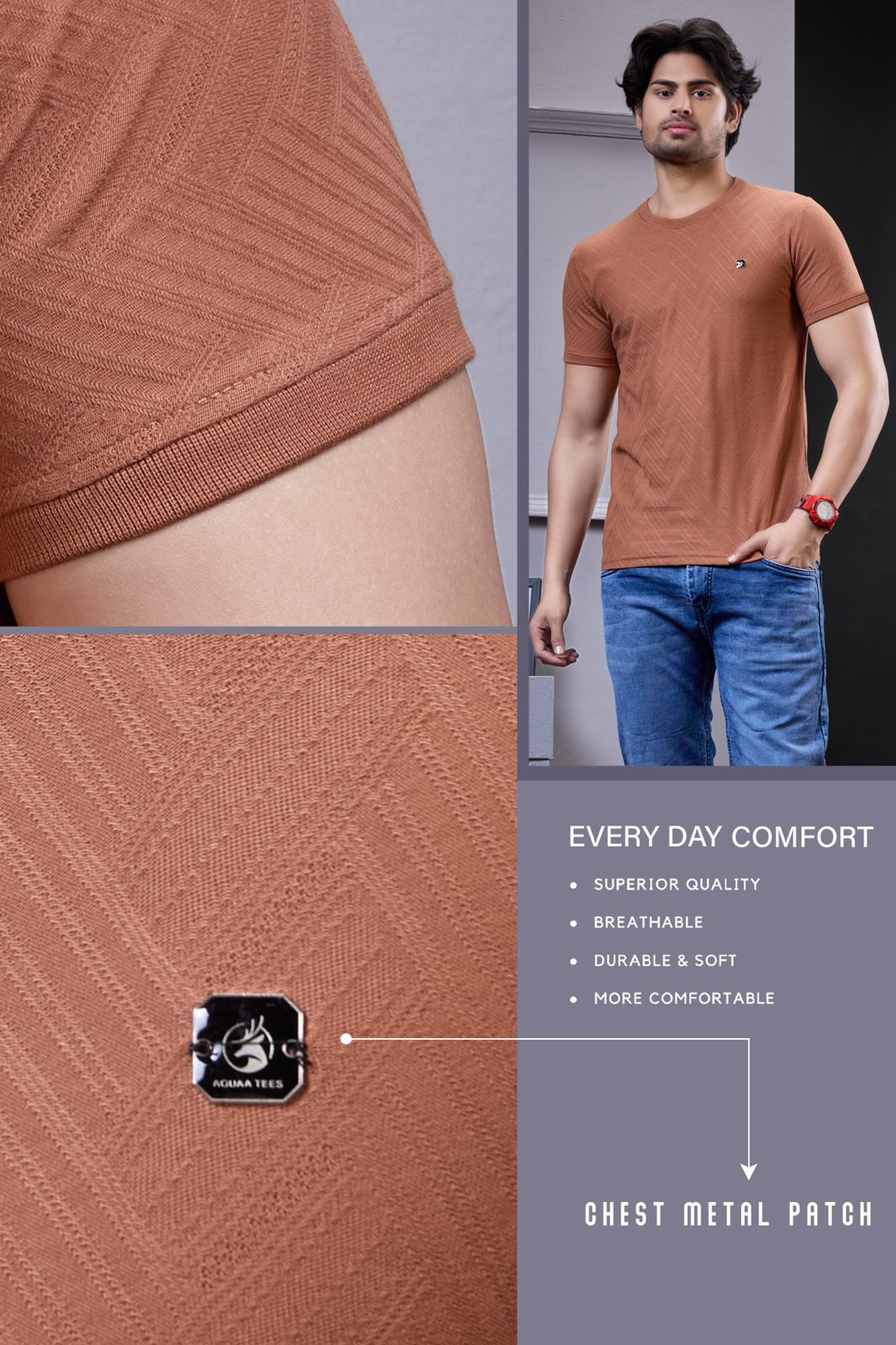 Lot 238 Aquaa Tees Cotton Mens Tshirts Wholesale