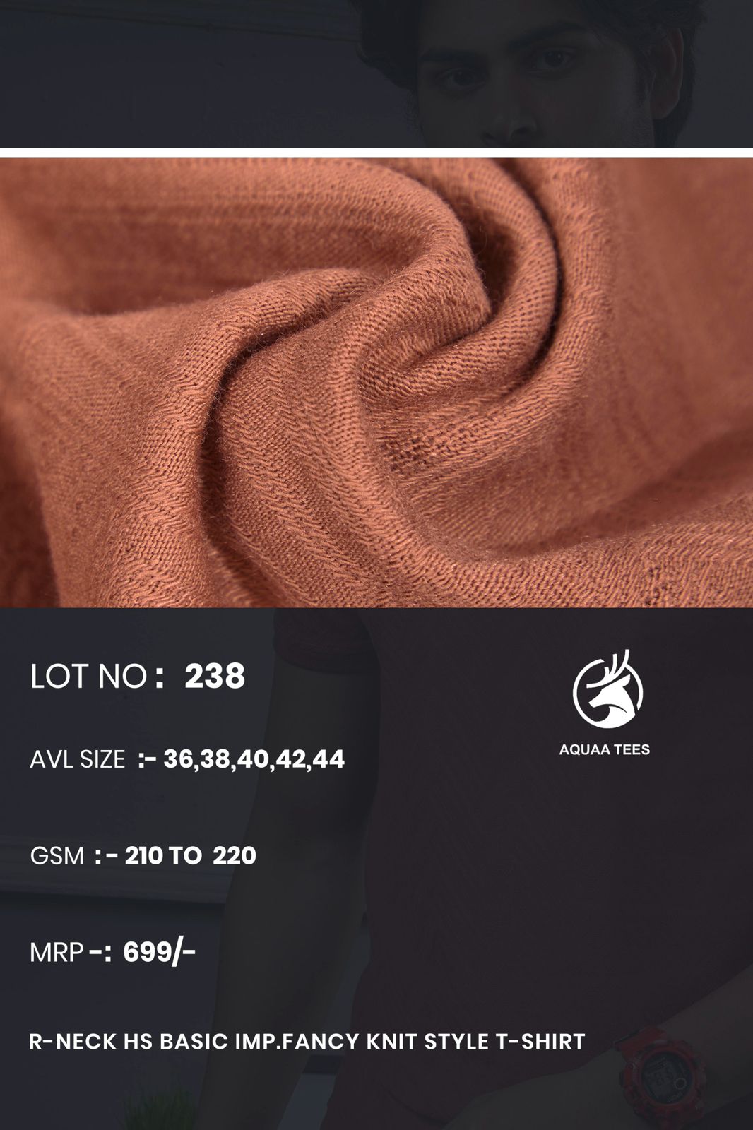 Lot 238 Aquaa Tees Cotton Mens Tshirts Wholesale