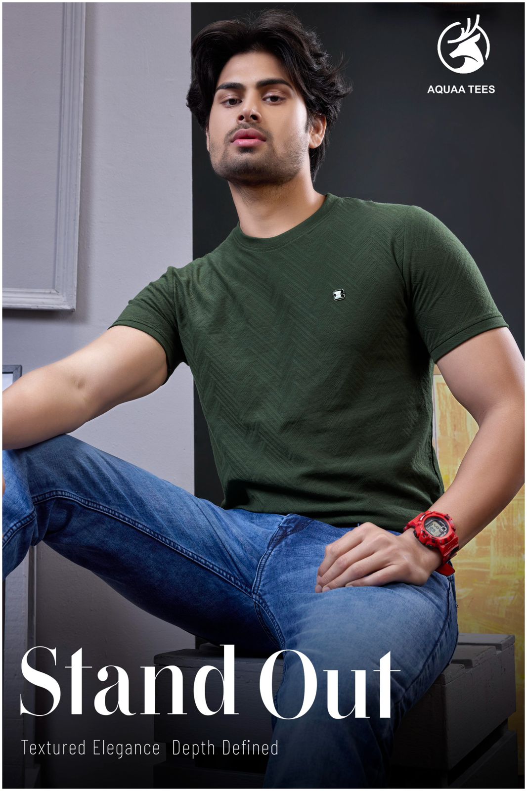 Lot 238 Aquaa Tees Cotton Mens Tshirts Wholesale