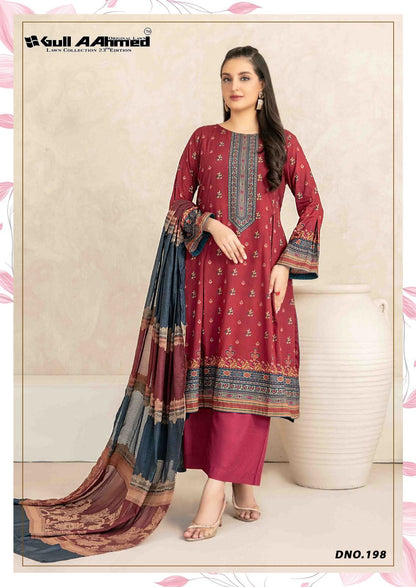 Vol 23 Lawn Collection Gul Ahmed Karachi Salwar Suits Supplier Ahmedabad
