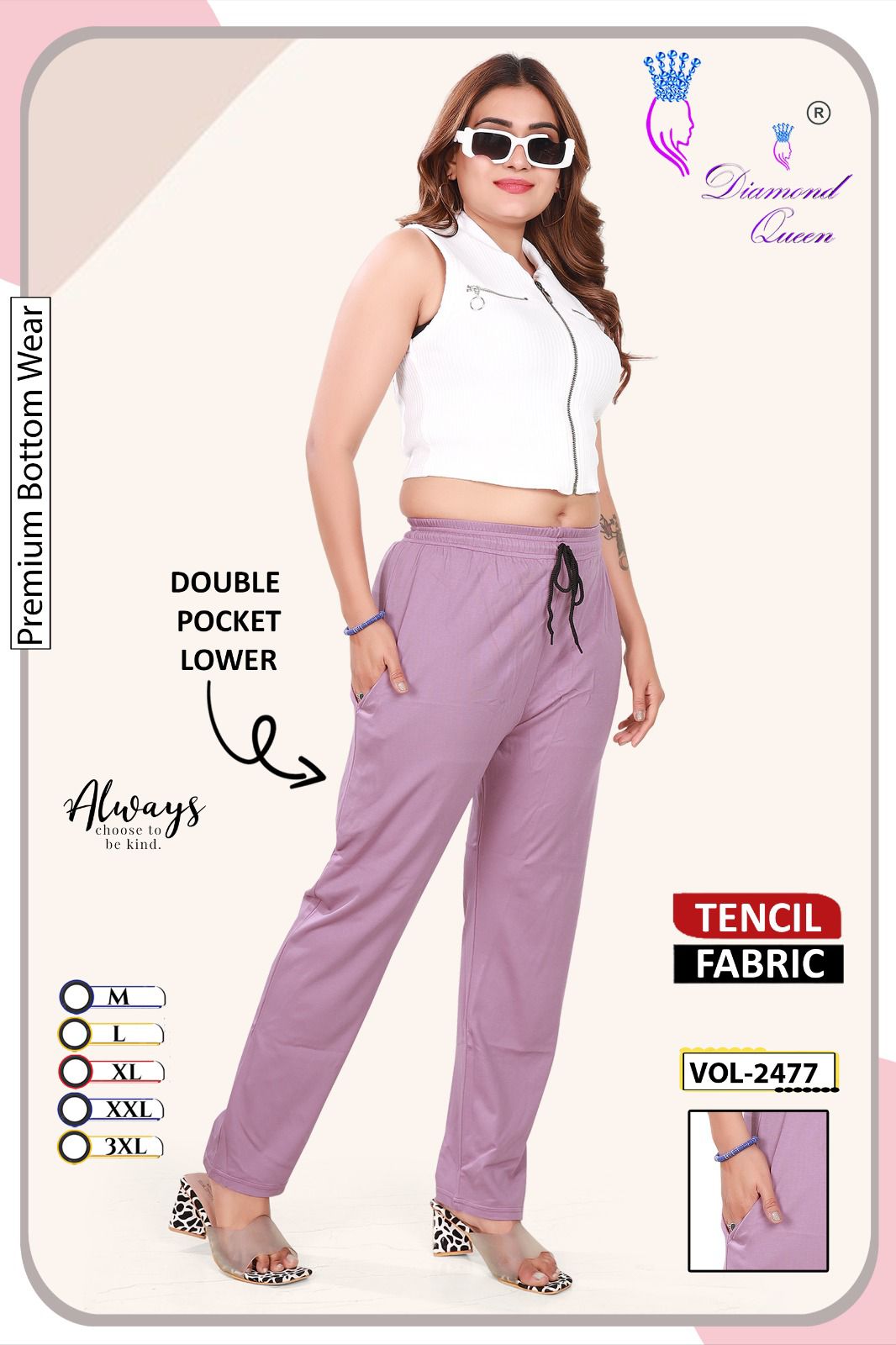 Vol 2477 Diamond Queen Tencil Women Night Lower Wholesale
