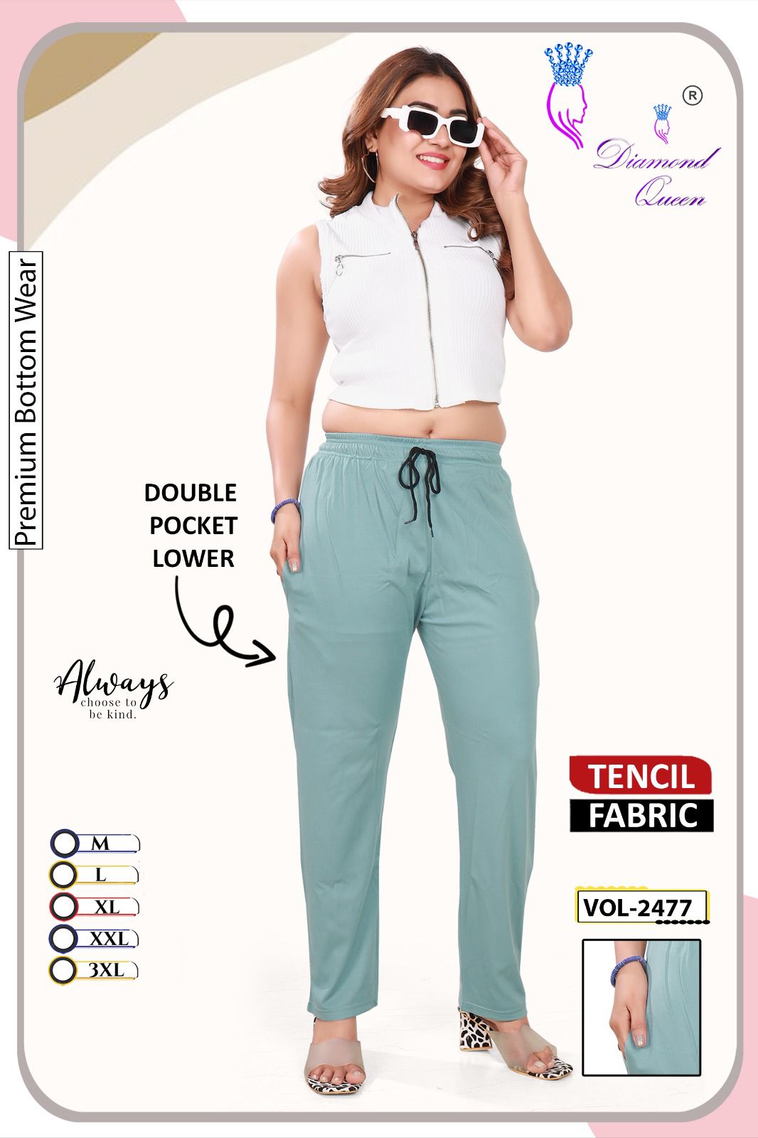 Vol 2477 Diamond Queen Tencil Women Night Lower Wholesale